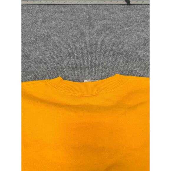 Vintage Long Beach California Sweatshirt Gold Gildan Heavy Cotton L Pullover - Picture 7 of 13